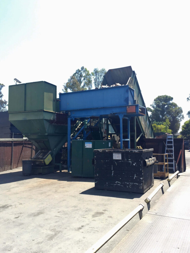Recycle sorting machinery