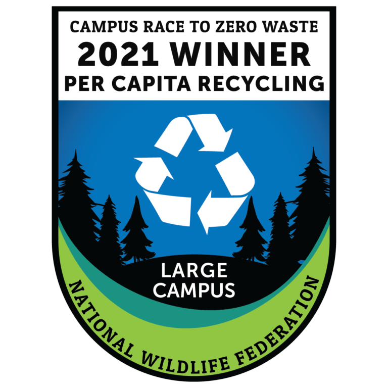 Race to Zero Waste 2021 Winner Badge for per capita recycling