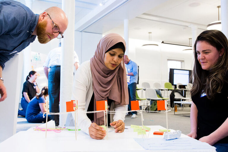 Students working on project for Design for Extreme Affordability