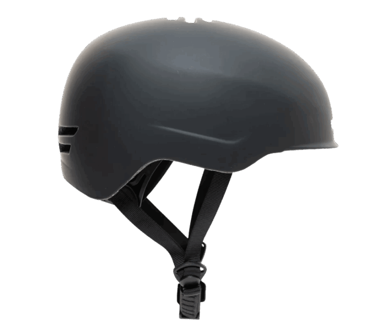 Black bike helmet