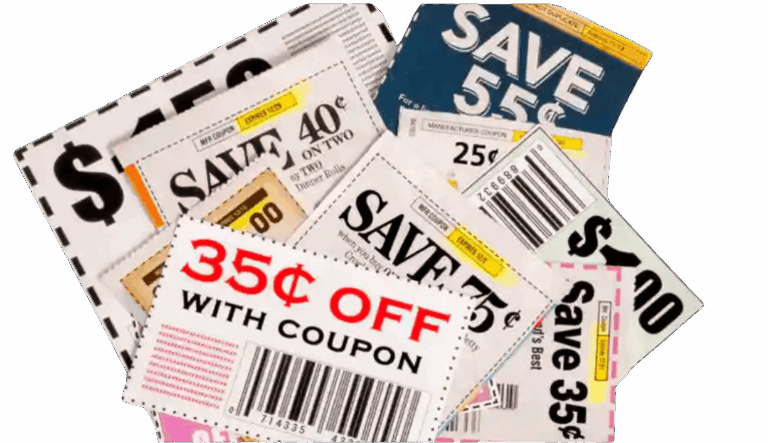 Bunch of store coupons