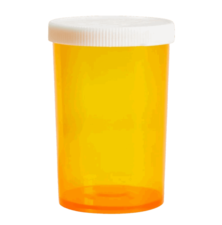 Orange pill bottle