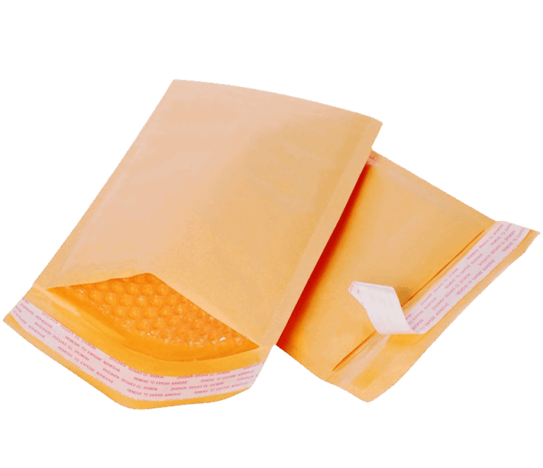 Manila envelope with plastic bubble inside