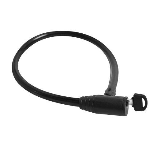 Black cord with key