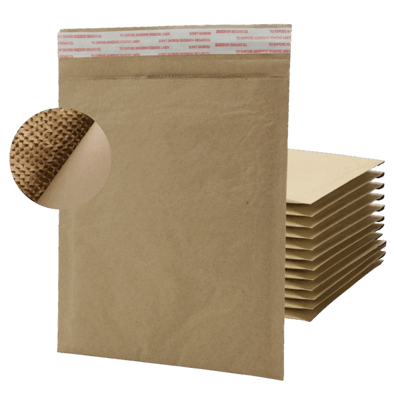 Brown padded envelope